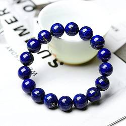 Lapislazuli Armbänder Herren Natural Energy Lazuli Armband Poliert 8mm Lazurit Perlen Armreif Pulsera Damen Schmuck Geschenk-Lapislazuli_23cm von QJZM