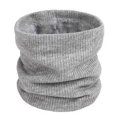 QKURT Knitted Neckwarmer, Unisex Thermal Stricken Fleece gefüttert Gaiter Schal für GehenLaufski Outdoor Täglicher Verschleiß von QKURT