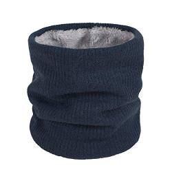 QKURT Knitted Neckwarmer, Unisex Thermal Stricken Fleece gefüttert Gaiter Schal für GehenLaufski Outdoor Täglicher Verschleiß von QKURT