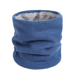 QKURT Knitted Neckwarmer, Unisex Thermal Stricken Fleece gefüttert Gaiter Schal für GehenLaufski Outdoor Täglicher Verschleiß von QKURT