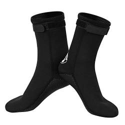 QKURT Tauchsocken, 3mm Neopren-Socken für Tauchen, Schnorcheln und Wassersport, Anti-Rutsch-Flossen-Socken für Männer, Frauen von QKURT