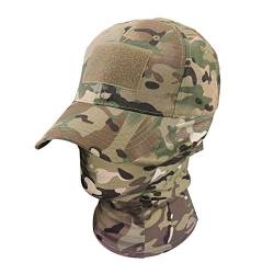 QMFIVE Outdoor Multicolor Sonnenschutz Chapeau Hut and Taktische Sturmhauben Maske für Tactical Airsoft Paintball Aufstieg Camping (MC) von QMFIVE
