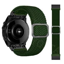 QPDRNC 22 x 26 mm Schlaufen-Nylon-Uhrenarmband für Garmin Fenix 6 6X Pro 5X 5 Plus 3HR 935 Epix Fenix 7X 7 Smartwatch-Armband, 22mm Fenix 5 5Plus, Achat von QPDRNC