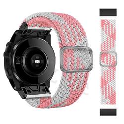 QPDRNC 22 x 26 mm Schlaufen-Nylon-Uhrenarmband für Garmin Fenix 6 6X Pro 5X 5 Plus 3HR 935 Epix Fenix 7X 7 Smartwatch-Armband, 26mm Fenix 6X 6XPro, Achat von QPDRNC