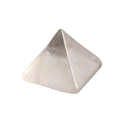 Kristall-Ornamente, 1 Stück, 25 mm, natürliches Ägypten-Kristall, Pyramidenform, Quarz, handgeschnitzt, , Reiki, polierter Stein, Heilkunst, Heimdekoration ZANLIIYIN ( Color : Rock Quartz Pyramid ) von QPLAHANBUA