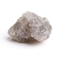 QPLAHANBUA 1PC Natural Rock Quartz und Biotit Intergrowth Geschenke Raw Crystals Quartz Reiki Home Decoration Geeignet for Zuhause ZANLIIYIN (Color : Rock and Biotite_30-40g) von QPLAHANBUA