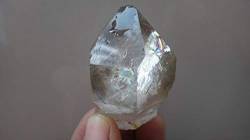 QPLAHANBUA 59 g Tibet-Wasserklarer Quarzkristall Herkimer-Diamant mit tollen Regenbogenn ZANLIIYIN von QPLAHANBUA