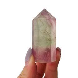 QPLAHANBUA Amethyst-Kristalle, 1 Stück, natürlicher Amethyst, polierter Zauberstab, Heimdekoration (Color : C) ZANLIIYIN (Color : XS) von QPLAHANBUA