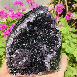 QPLAHANBUA Dekorativer Kristall, natürlicher Uruguay-Amethyst-Kristall, Stein, Exemplar, Heimdekoration, Kristall ZANLIIYIN (Color : 400g) von QPLAHANBUA