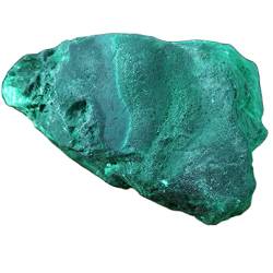QPLAHANBUA Malachit-Kristalle, 114,9 g, Naturstein-Malachit-Exemplar, Heimdekoration ZANLIIYIN von QPLAHANBUA