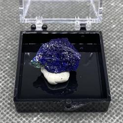 QPLAHANBUA Malachit-Kristalle, natürlicher Azurit und Malachit, symbiotische Mustersteine ​​und Kristalle, Box: 35 mm (Color : 7) ZANLIIYIN (Color : 6) von QPLAHANBUA