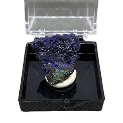 QPLAHANBUA Malachit-Kristalle Azurit und Malachit Symbiotische Mustersteine ​​und Kristalle Box: 35 mm (Color : 8) ZANLIIYIN (Color : 10) von QPLAHANBUA