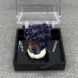 QPLAHANBUA Malachit-Kristalle Azurit und Malachit Symbiotische Mustersteine ​​und Kristalle Box: 35 mm (Color : 8) ZANLIIYIN (Color : 15) von QPLAHANBUA
