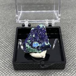 QPLAHANBUA Malachit-Kristalle Azurit und Malachit Symbiotische Mustersteine ​​und Kristalle Box: 35 mm (Color : 8) ZANLIIYIN (Color : 6) von QPLAHANBUA