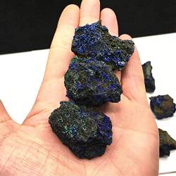 QPLAHANBUA Malachit-Kristalle Natürlicher Azurit-Rohstein Malachit-Blau-Rohstein-Exemplar-Geschenk-Hauptdekoration (Color : C) ZANLIIYIN (Color : B) von QPLAHANBUA