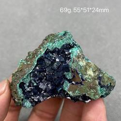 QPLAHANBUA Malachit-Kristalle Symbiotische Azurit- und Malachit-Mustersteine ​​und Kristalle (Color : 1) ZANLIIYIN von QPLAHANBUA