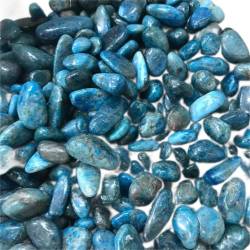 QPLAHANBUA Natürliche Blaue Apatit-Edelsteine, Kies, Trommelstein, 12–17 mm, kann verwendet Werden for (Farbe: 500 g) ZANLIIYIN (Color : 1000g) von QPLAHANBUA