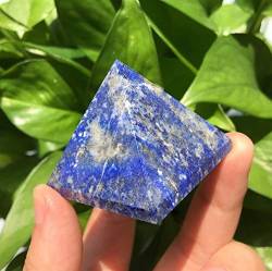 QPLAHANBUA Natürliche Lapislazuli-Quarz-Kristallpyramide, wunderschöner Kristall ZANLIIYIN von QPLAHANBUA