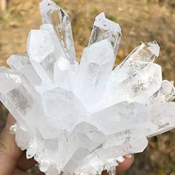 QPLAHANBUA Natürliche weiße Quarzkristall-Cluster-Mineralproben-, geeignet for zu Hause ZANLIIYIN (Material : 550-600g) von QPLAHANBUA