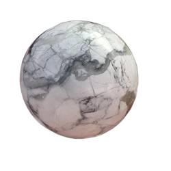 QPLAHANBUA Natürliche weiße türkisfarbene Kugel-Quarz-Kristallkugel, wunderschöner Kristall ZANLIIYIN von QPLAHANBUA
