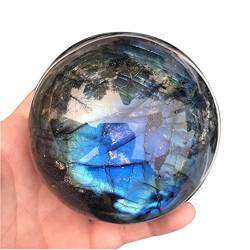 QPLAHANBUA Natürlicher Labradorit-Kristallstab, Turmspitzen, 80 mm, for Heimdekoration, 1 Stück, geeignet for Zuhause ZANLIIYIN (Color : 1pc 80mm) von QPLAHANBUA