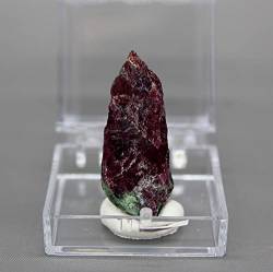 QPLAHANBUA Natürlicher fluoreszierender Rubin Myanmar, raue Mineralsteine ​​und Kristalle, Heilkristalle, Quarz-Edelsteine, Boxgröße 34 mm, schön ZANLIIYIN (Color : Style 2) von QPLAHANBUA