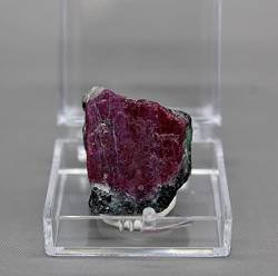 QPLAHANBUA Natürlicher fluoreszierender Rubin Myanmar, raue Mineralsteine ​​und Kristalle, Heilkristalle, Quarz-Edelsteine, Boxgröße 34 mm, schön ZANLIIYIN (Color : Style 3) von QPLAHANBUA