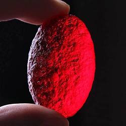 QPLAHANBUA Tschechisches Meteoriten-Einschlagglas, natürlich, rau, kann verwendet Werden for (Größe: 50–60 g) ZANLIIYIN von QPLAHANBUA