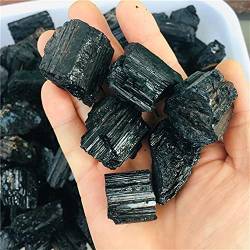 QPLAHANBUA for 100g-2kg Natürlicher schwarzer Turmalin-Kristallstein Original ZANLIIYIN (Material : 1kg) von QPLAHANBUA
