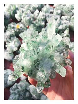 QPLAHANBUA for 5kg natürlicher schöner grüner Flammenring Quarzkristall-Cluster ZANLIIYIN von QPLAHANBUA