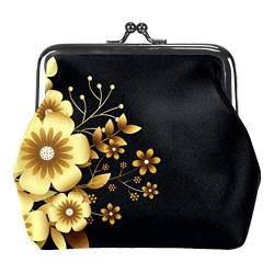 Blumen Aquarell Schmetterlinge Schnalle Münze Geldbörse Vintage Beutel Schnalle Clutch Tasche Kiss-Lock Wechselgeldbörse Floral Verschluss Geldbörsen für Frauen Mädchen, Mehrfarbig 15, Einheitsgröße, von QQIAEJIA