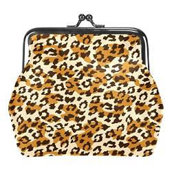 Bunte Tier Leopard Print Geldbörse Mini Geldbörsen Vintage Beutel Taschen für Geschenk, Mehrfarbig 17, Einheitsgröße, Taschen-Organizer von QQIAEJIA