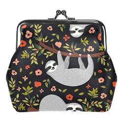 Cartoon Frühling Blumen Vögel Muster Schnalle Geldbörse Vintage Beutel Schnalle Clutch Tasche Kiss-Lock Wechselgeldbörse Floral Verschluss Geldbörsen für Frauen Mädchen, Mehrfarbig 17, Einheitsgröße, von QQIAEJIA