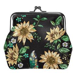 Floral Vintage Sommer Blume Schnalle Geldbörse Vintage Beutel Schnalle Clutch Tasche Kiss-Lock Wechselgeldbörse Floral Verschluss Geldbörsen für Frauen Mädchen, Mehrfarbig 06, Einheitsgröße, von QQIAEJIA