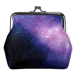 Galaxy Sternenhimmel Helle Planeten Sonne Schnalle Münzbörse Vintage Pouch Schnalle Clutch Bag Kiss-Lock Wechselgeldbörse Floral Verschluss Geldbörsen für Frauen Mädchen, Mehrfarbig 05, Einheitsgröße, von QQIAEJIA