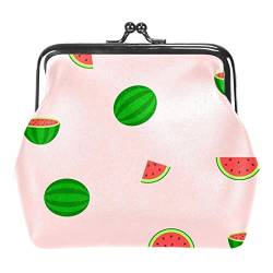 Muster der Wassermelone Stücke Münze Geldbörse Kiss Lock Change Purse Vintage Schmuckbeutel, Mehrfarbig 11, Einheitsgröße, Taschen-Organizer von QQIAEJIA