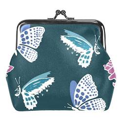 Sommer Aquarell Winkel Blumen Schnalle Münze Geldbörse Vintage Beutel Schnalle Kupplung Tasche Kiss-Lock Wechselgeldbörse Floral Verschluss Geldbörsen für Frauen Mädchen, Mehrfarbig 02, Einheitsgröße, von QQIAEJIA