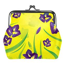 Sommer Aquarell Winkel Blumen Schnalle Münze Geldbörse Vintage Beutel Schnalle Kupplung Tasche Kiss-Lock Wechselgeldbörse Floral Verschluss Geldbörsen für Frauen Mädchen, Mehrfarbig 07, Einheitsgröße, von QQIAEJIA