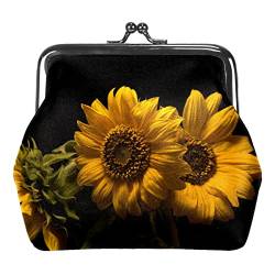 Sommer Aquarell Winkel Blumen Schnalle Münze Geldbörse Vintage Beutel Schnalle Kupplung Tasche Kiss-Lock Wechselgeldbörse Floral Verschluss Geldbörsen für Frauen Mädchen, Mehrfarbig 17, Einheitsgröße, von QQIAEJIA