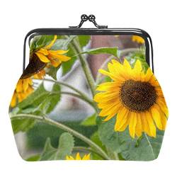 Sommer-Sonnenblume Natur Floral Münzgeldbörse Geldbörse Geldbörse Tasche Kleingeldbeutel Geschenke für Frauen Kinder Mädchen Schlüsselhalter, Multicolor 01, Einheitsgröße, Taschen-Organizer von QQIAEJIA