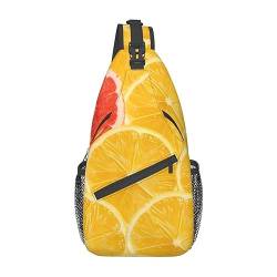 Sommer Lemon Fanny Pack für Mann Frauen Hüfttasche Verstellbarer Gürtel Lässige Brusttasche Bauchtaschen für Reisen Sport Laufen Wandern Hüfttaschen, Schwarz , Einheitsgröße von QQLADY