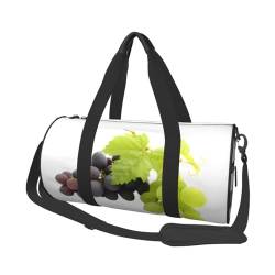 Travel Duffle Bag Grape Sports Gym Bag for Women and Men Shoulder Sports Travel Duffle Weekender Workout Bag for Exercise, Yoga, Cycling, Swiming, Camping, Schwarz , Einheitsgröße von QQLADY