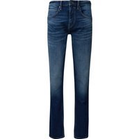 QS Jeanshose, Five-Pocket, Taschennieten, für Herren, blau, 32/32 von QS