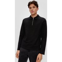 QS Langarmshirt Longshirt Reißverschluss von QS