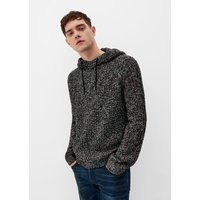 QS Strickpullover Strick-Hoodie in melierter Optik von QS