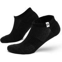 QSOCKS Sneakersocken Hochwertige Baumwolle gepolsterte Sohle und Zehen für Damen & Herren (Packung, 6 Paar) Qualität Socken von QSOCKS