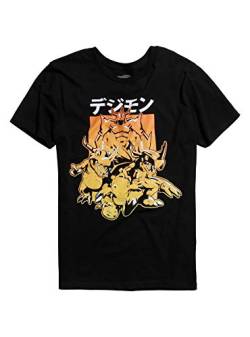 Fashion Men's Summer T-Shirt Printed Digimon Agumon Digivolution Kana T-Shirt Men Casual Shirt von QTRDH