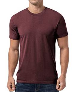 QUALFORT Herren T-Shirt Bamboo - Rot - Mittel von QUALFORT