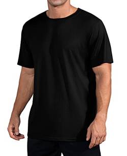 QUALFORT Herren T Shirt Schwarz L von QUALFORT