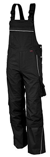 QUALITEX HIGH QUALITY WORKWEAR Latzhose PRO, schwarz, Gr. 52 von QUALITEX HIGH QUALITY WORKWEAR